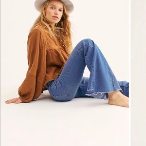 Palisades Low-Rise Bell Bottom Jeans